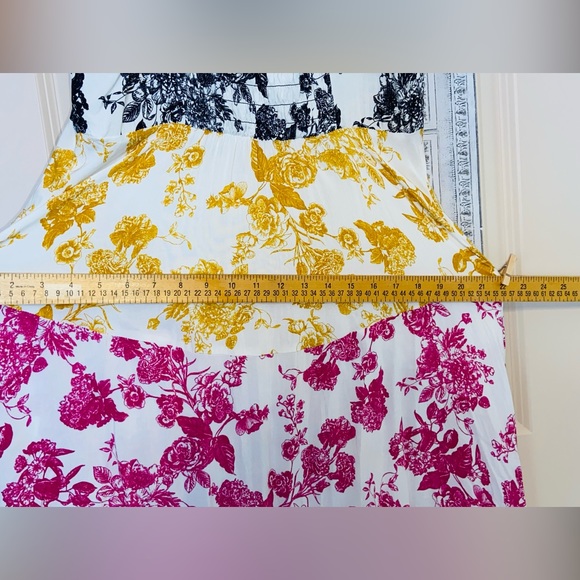 BNWT MSK Maxi Dress Beautiful Color-Block Foral Patter, SOOO Light & Comfortable - Picture 10 of 16